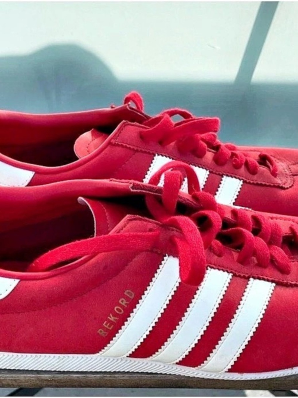 Adidas Rekord Vintage RED Size 10.5